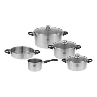 سرویس پخت و پز 8 پارچه پارس استیل بادسته باکالیت و کف سه لایه